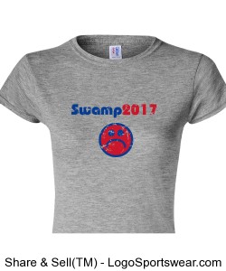 Swamp2017 Gildan Ladies T-shirt 100% Soft Sleeve Design Zoom